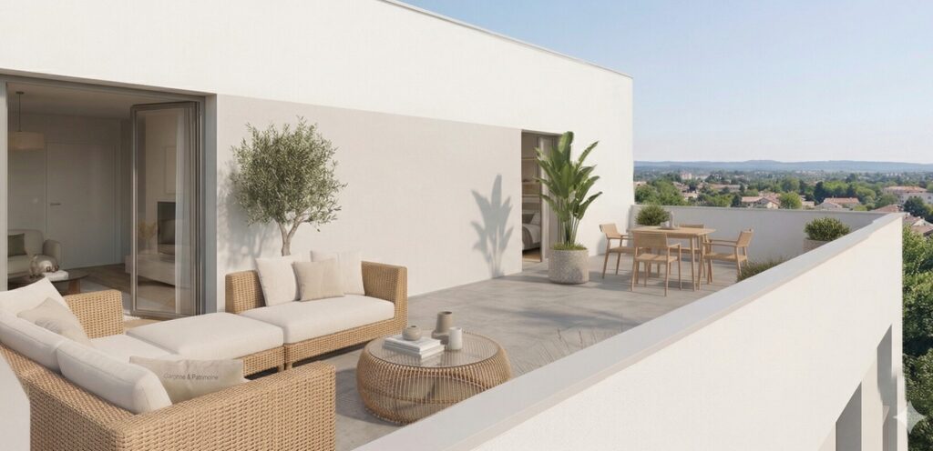 Exceptionnel T4 en Rooftop + grande terrasse – Colomiers