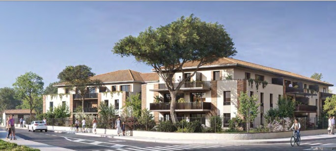 Appartement T4 en dernier étage avec grande terrasse – Tournefeuille