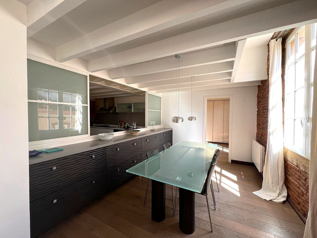 Toulouse Carmes – Appartement T4 – esprit maison sur le toit avec terrasse